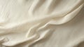 Soft Femininity: Exploring The Textural Surfaces Of Ivory Linen Cloth