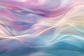 Soft Flowing Gradient Waves in Pastel Blue Pink and White Tones Abstract Texture Royalty Free Stock Photo