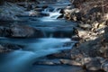 Soft Flowing River with Rocks