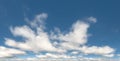 Soft and fluffy clouds formation, panorama format Royalty Free Stock Photo