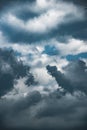 Soft, fluffy and colorful cloud formation Royalty Free Stock Photo