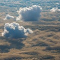 A soft and fluffy interpretation of a cloud, with textured and patterned shapes resembling a fluffy cloud4, Generative AI Royalty Free Stock Photo