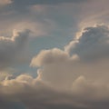 A soft and fluffy interpretation of a cloud, with textured and patterned shapes resembling the soft and fluffy texture of a clou Royalty Free Stock Photo