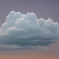 A soft and fluffy interpretation of a cloud, with textured and patterned shapes resembling the soft and fluffy texture of a clou Royalty Free Stock Photo