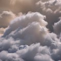 A soft and fluffy texture with fluffy clouds and cotton candy2, Generative AI Royalty Free Stock Photo