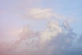 Soft focus, abstract texture pattern colorful sky and clouds naturally, bright colors with gradients of beautiful pastel shades Royalty Free Stock Photo