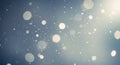 Soft Focus Bokeh Lights and Particles on a Blue Gradient Background abstract blur Royalty Free Stock Photo