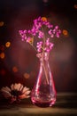 Still life- dark background and bokeh Royalty Free Stock Photo