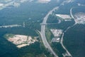 Soft focus image of highway