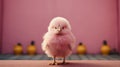 Soft-focus Pink Chicken: A Captivating Photo By Bo Chen And Seth Macfarlane