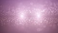 Soft focus pink glitter bokeh background with sparkling lights Royalty Free Stock Photo