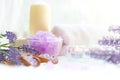 Soft and focus. Spa beauty massage health wellness background. Royalty Free Stock Photo