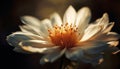 Soft focus on vibrant gerbera daisy beauty generated by AI