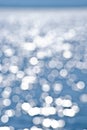 Soft focus water sparkles Royalty Free Stock Photo