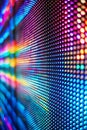 CloseUp LED blurred screen. LED soft focus background. abstract background ideal for design Royalty Free Stock Photo