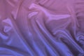 Soft folds on delicate pink, lilac shining silk, luxury concept, background for the designer, horizontal, close-up, copy space