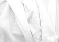 Soft folds of white cloth