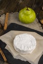 soft fresh cheese with noble white mold that you can eat