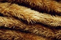 Soft furry decorative seamless pattern with wool texture. Design fragment of wavy fur fabric textile with fuzzy animal