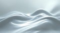 Soft Gentle Waves of Shimmering White Fabric in Natural Light Royalty Free Stock Photo