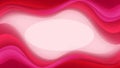 Soft Gradient Abstract Speech Bubble Shape in Pink and Red Wavy Background Royalty Free Stock Photo
