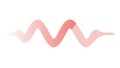 Soft Gradient Abstract Wavy Line Pattern, vector design Generative AI Royalty Free Stock Photo