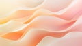 A soft gradient background moving from pastel pink to light peach, with smooth wavy lines