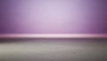 Soft gradient background of pastel purple and concrete floor with subtle light glow Royalty Free Stock Photo