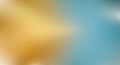 Soft gradient of warm gold transitioning to cool blue abstract background Royalty Free Stock Photo