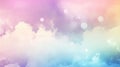 Soft gradient blobs in pastel aurora colors create an abstract wallpaper for a dreamy aesthetic Royalty Free Stock Photo