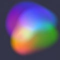 Soft gradient blur of purple blue yellow orange and green colors abstract background Royalty Free Stock Photo