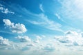 Gradient blur of white clouds and blue sky background Royalty Free Stock Photo