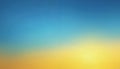 Soft gradient transitions from deep sky blue to warm yellow. Subtle grainy texture adds depth. Abstract background suitable for Royalty Free Stock Photo