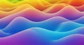 Soft Gradient Waves Abstract Background A Mesmerizing Display of Color and Smooth Transitions for Modern Designs Royalty Free Stock Photo