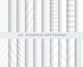 Soft gray striped patterns