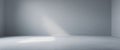 soft gray studio room background grey floor backdrop with spotlight. Royalty Free Stock Photo