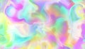 Soft grey texture with polarization effect and colorful neon holographic stains. Abstract acid background in psychedelic Royalty Free Stock Photo