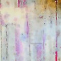 Soft grungy watercolor background with wood grain texture