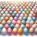 Soft-Hued Easter Egg Horizon