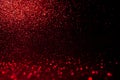 Soft image abstract bokeh dark red with light background. Red ,maroon,black color night light elegance, smooth backdrop or artwor