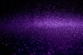 Soft image abstract bokeh ultra violet,purple color with light background.Ultra violet night light elegance,smooth sparkling glitt Royalty Free Stock Photo