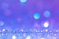 Soft image abstract bokeh ultra violet,purple,pink color with light background.Ultra violet night light elegance,smooth sparkling Royalty Free Stock Photo