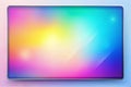 Soft light background, blurry colorful gradient pattern, blank digital screen or website design Royalty Free Stock Photo