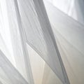 Soft Light Through Sheer White Curtains Royalty Free Stock Photo