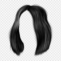 soft lob haircut png free hand painted illustration