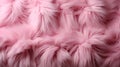 Soft and luxurious pink fuzzy fabric - close up shot