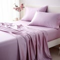 Soft Mist: Purple Silk Bedding For A Polished And Smooth Sleep