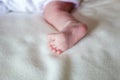 Legs of a newborn Royalty Free Stock Photo