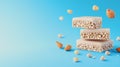 Soft Bars on Smooth Gradient Background Royalty Free Stock Photo