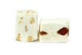 Soft nougat with peanuts and fruits